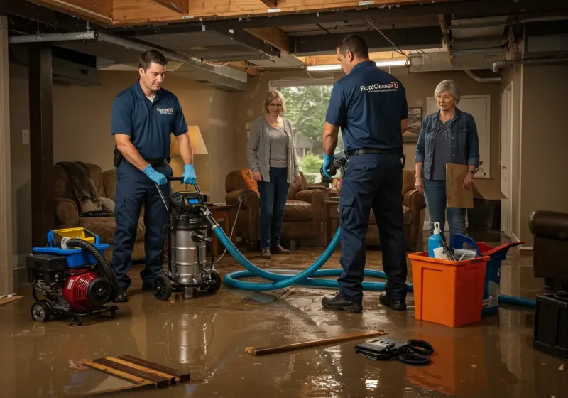 Basement Water Extraction and Removal Techniques process in Hebron, IN